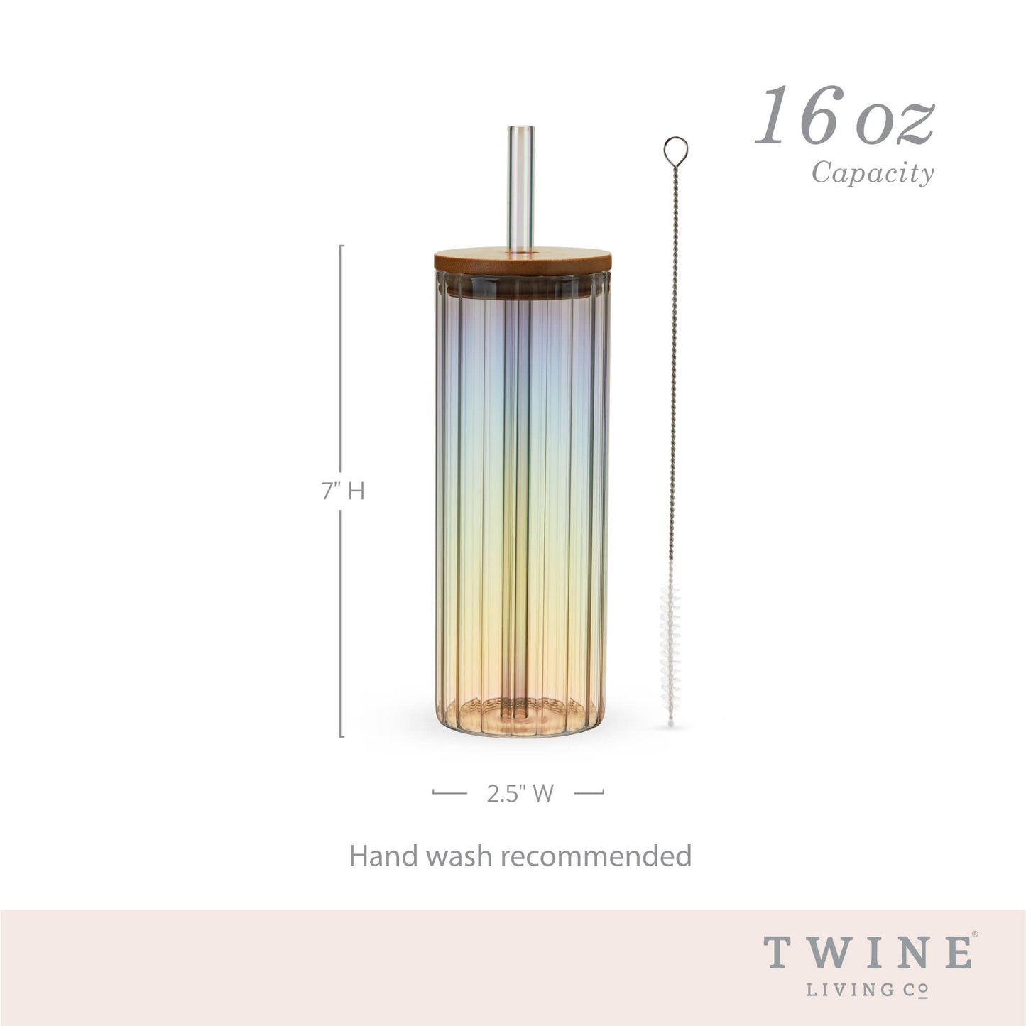 Rainbow Luster Tumblers (set of 2)