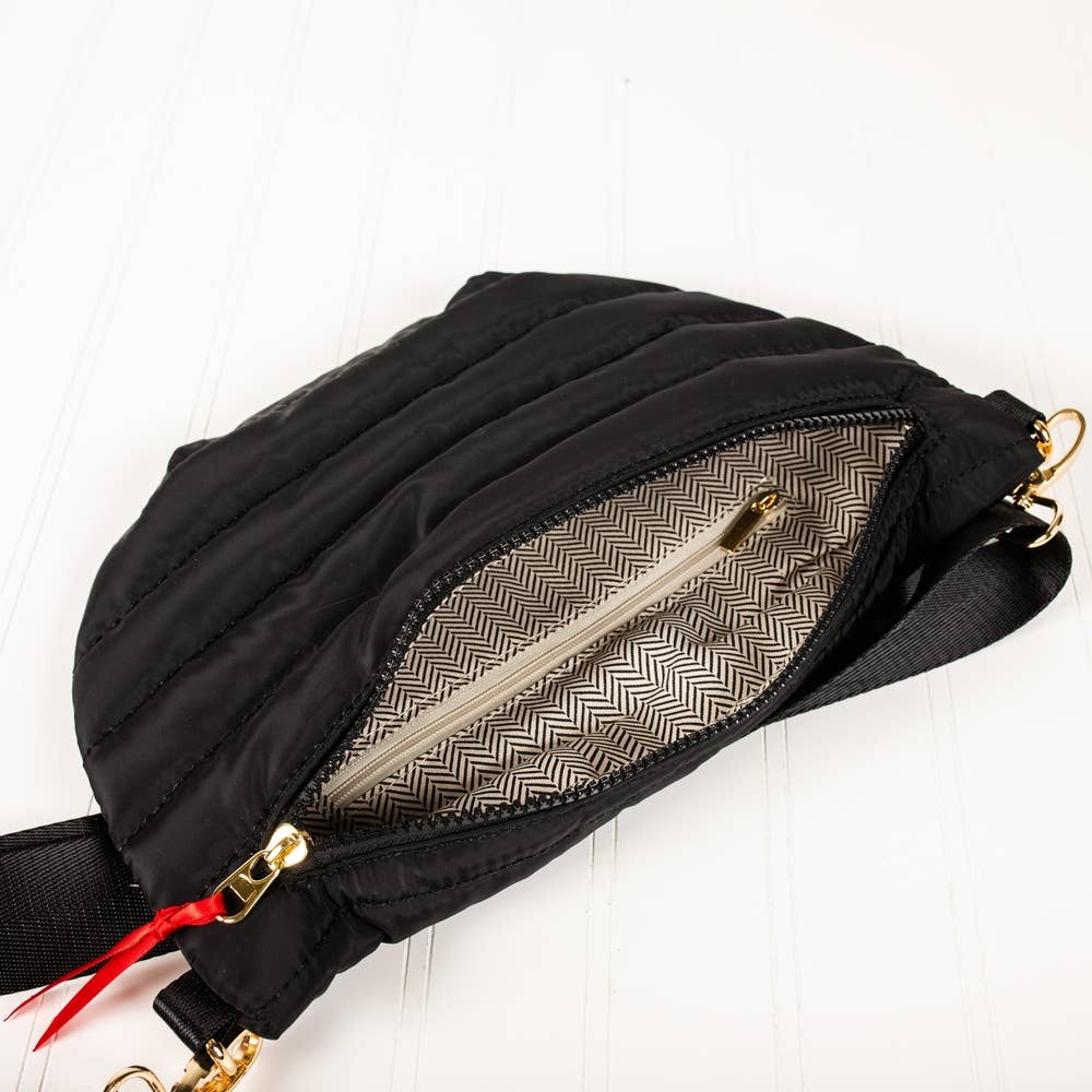 Jolie Puffer Belt Bag - Sunflower Yellow