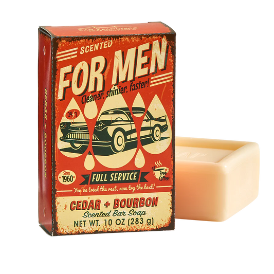 Scented For Men Bar Soap - Cedar + Bourbon