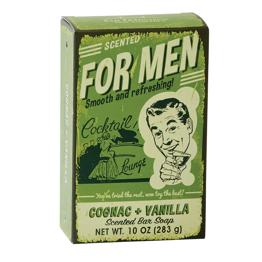Scented For Men Bar Soap - Cognac + Vanilla