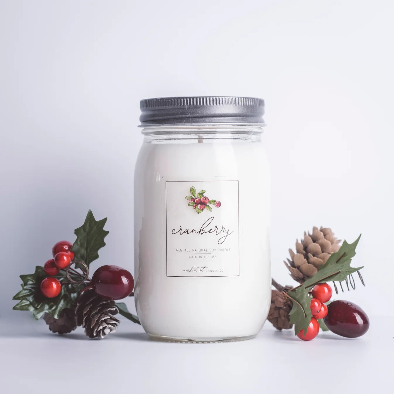 16oz Classic Candle - Cranberry