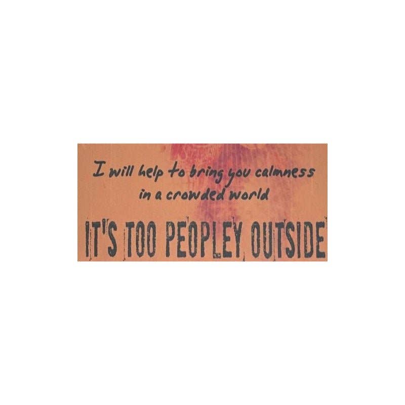 It's Too Peopley Outside - Watchover Voodoo Dolls - Keychain
