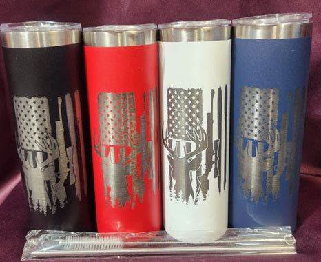 Laser Etched Tumbler 20 oz