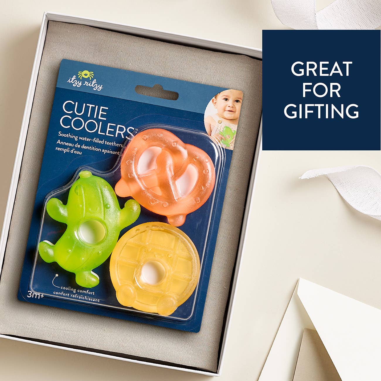*NEW* Cutie Coolers™ Water Filled Teethers (3-pack) - Silly Foods