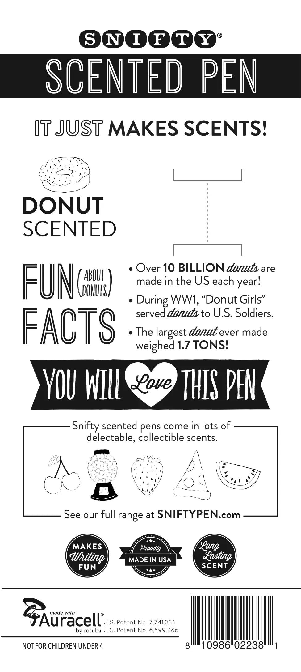 Donut Scented Pen