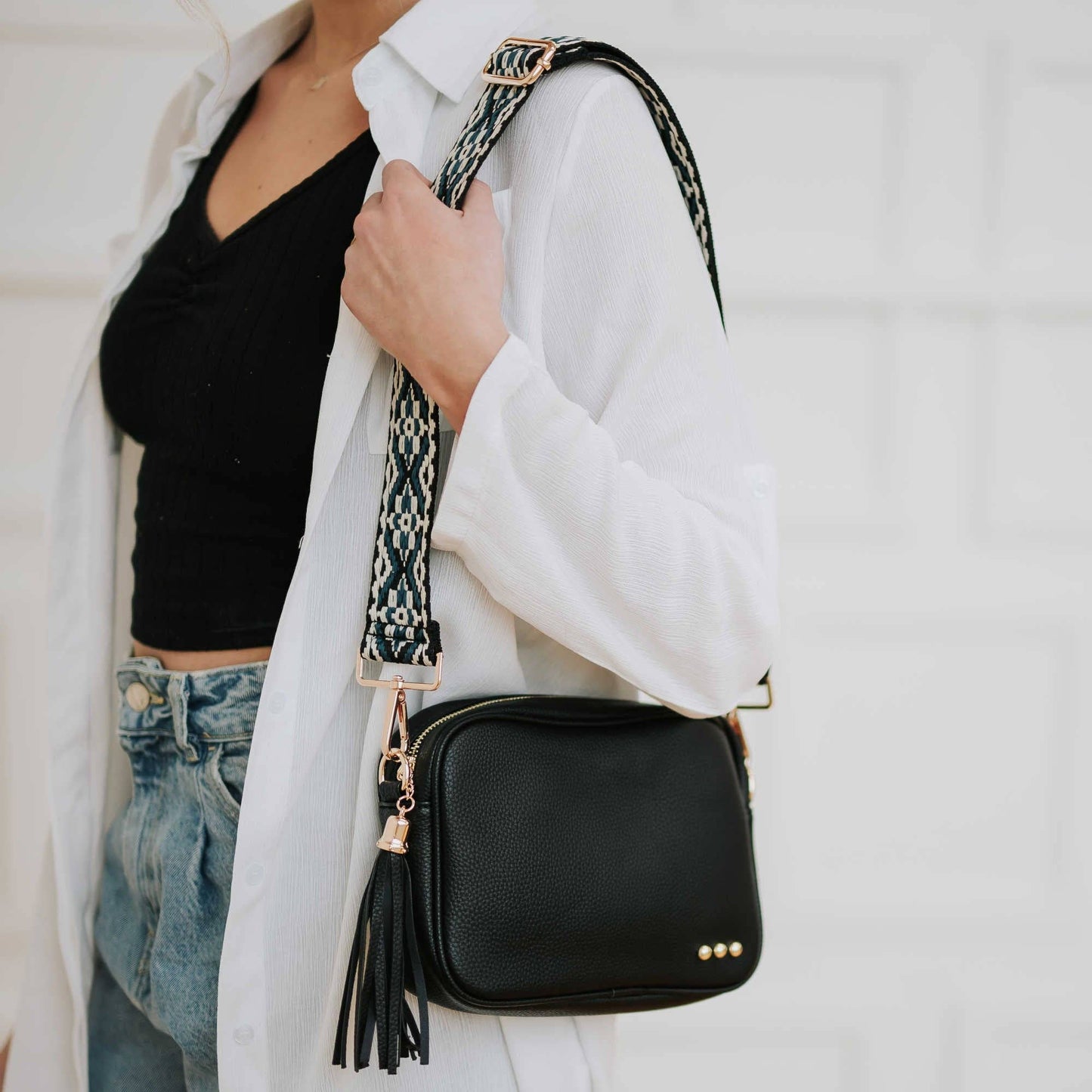 Willow Camera Crossbody Bag - Blush