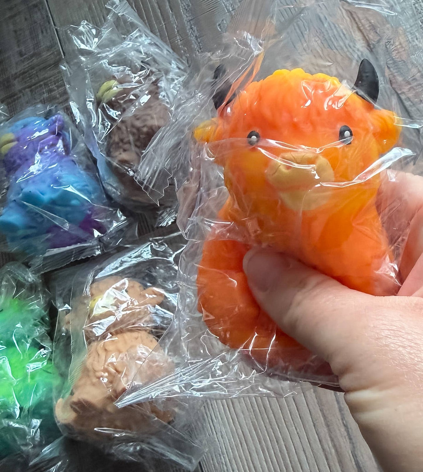 Squishy Squish Highland Cow Stress Toy