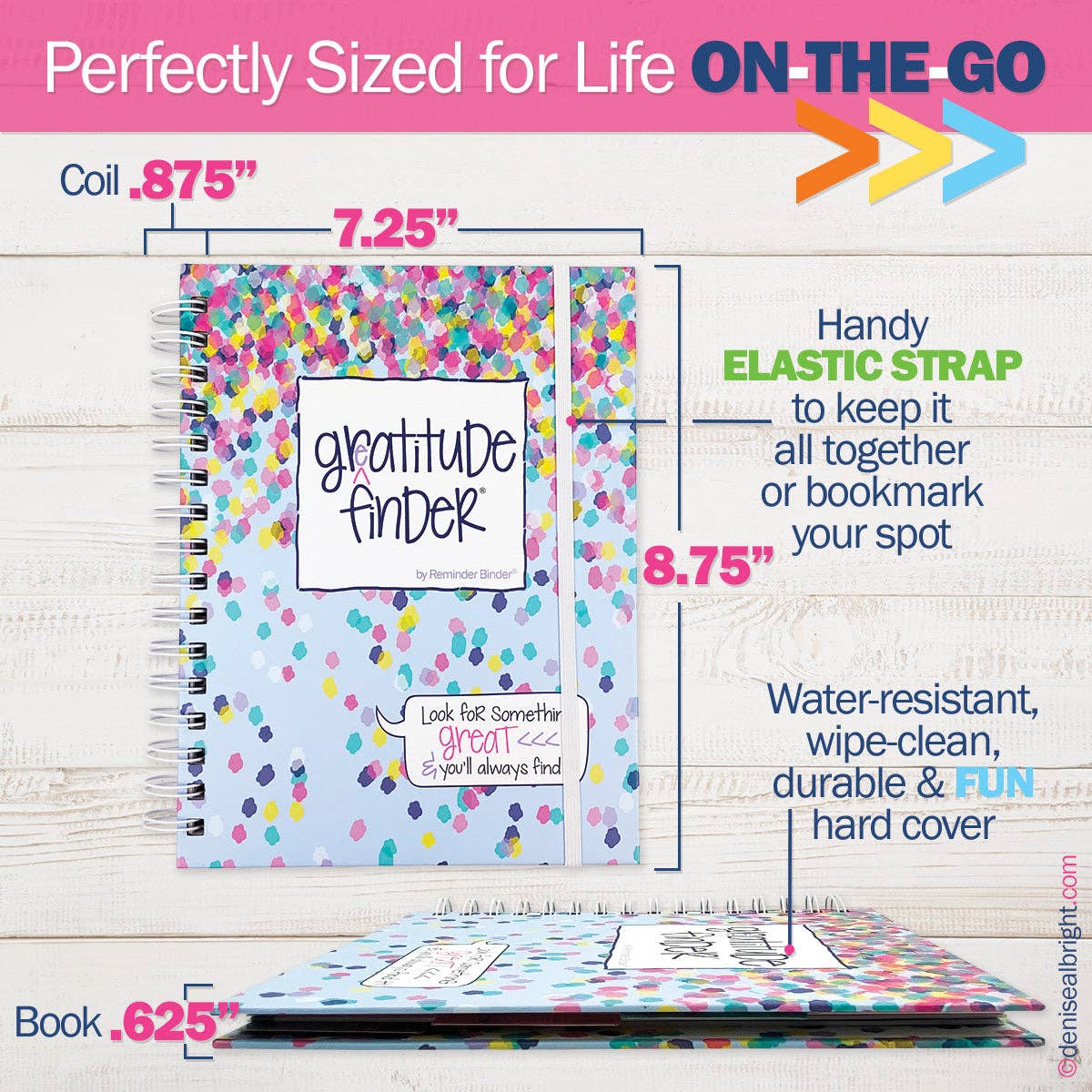 Gratitude Finder® Journal - Rain-Boho