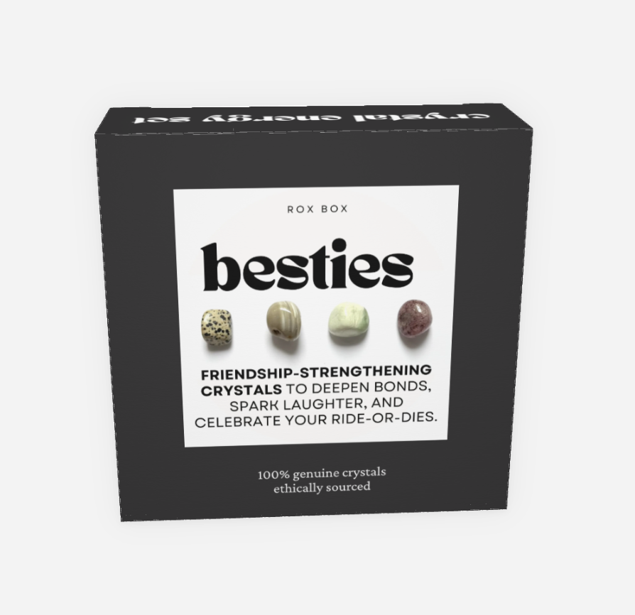 Besties - crystals for friendship - cheeky gift funny gift