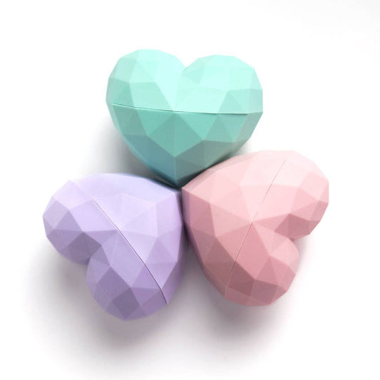 3 Pack Heart Lip Balm Gift Set