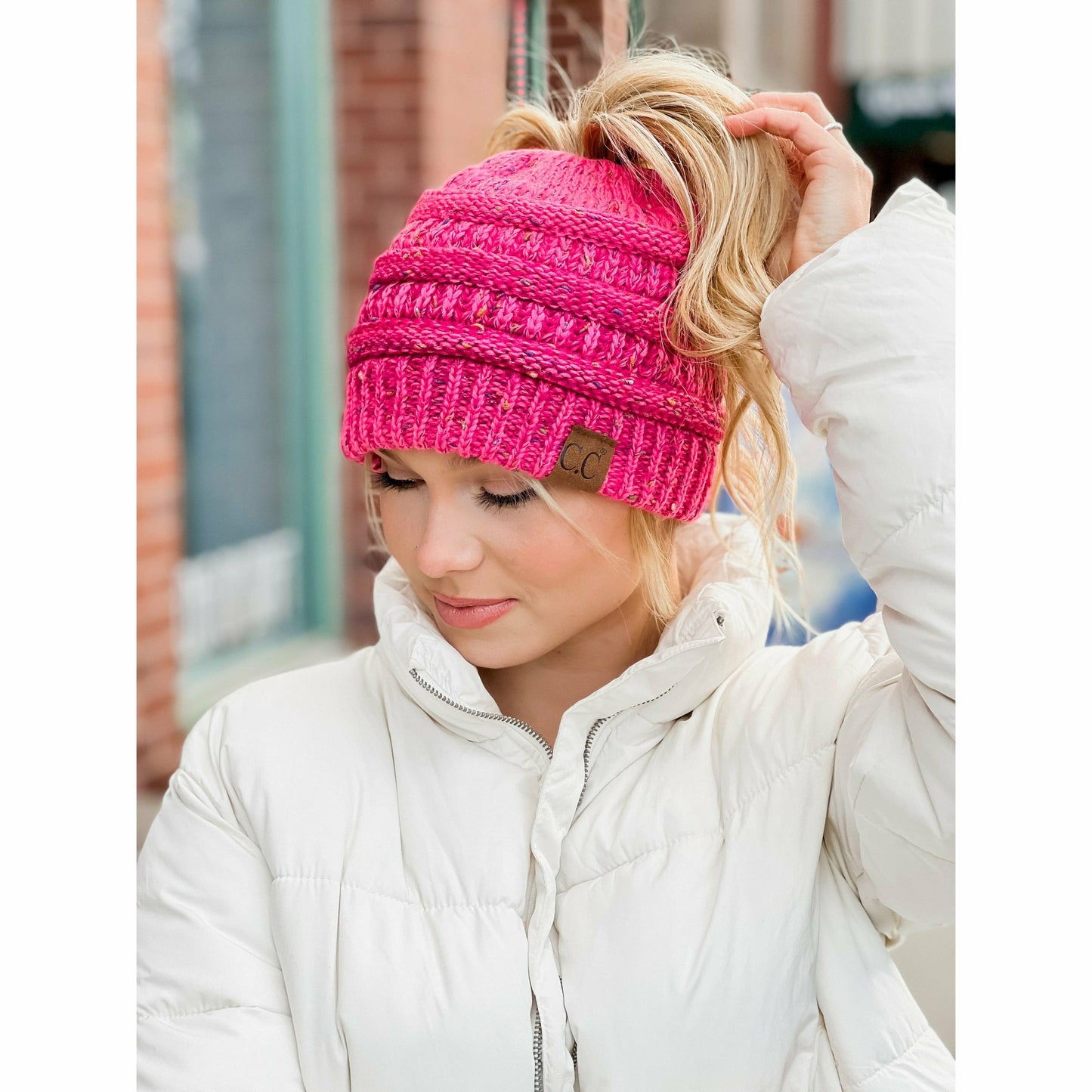Flecked Ombre CC Beanie Tail