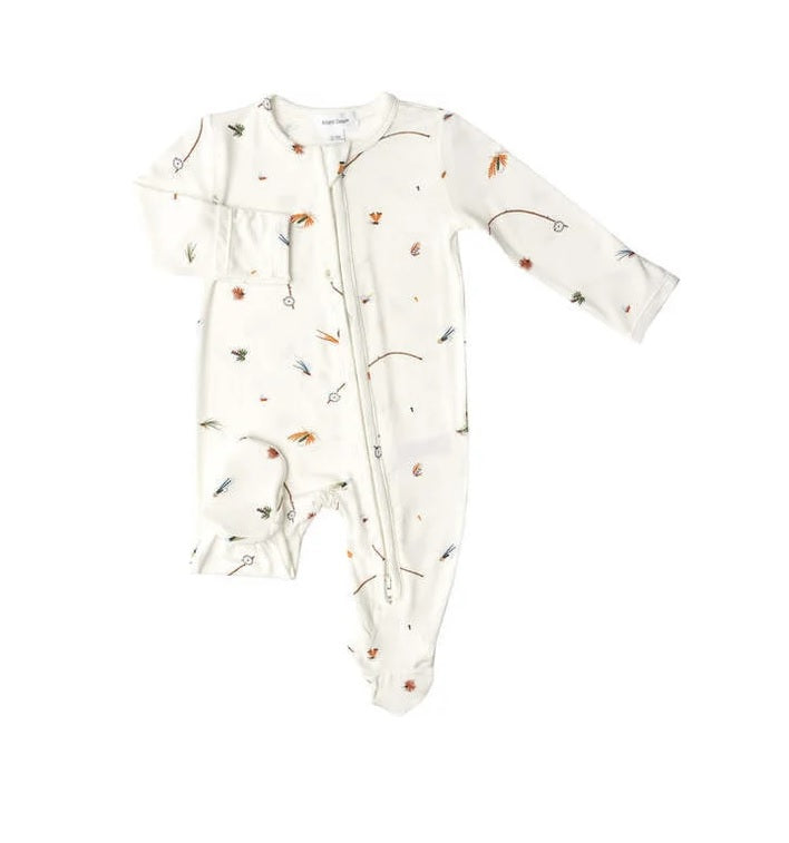 Zipper Footie - Fly Fishing