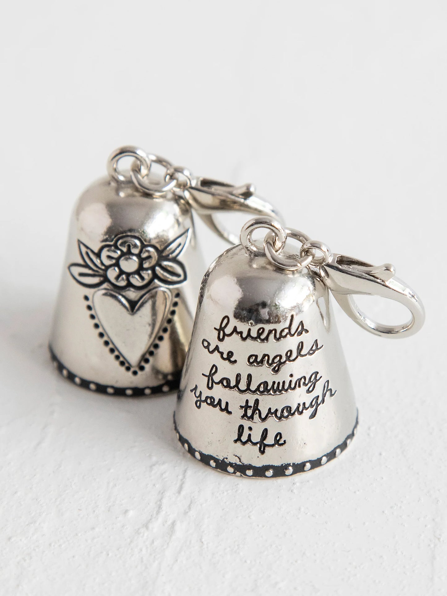Natural Life Blessing Bell - Friends Are Angels