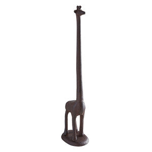 Giraffe Cast Iron Paper Towel Holder