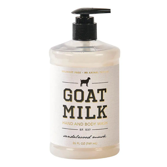 Goat Milk Liquid Hand & Body Wash - Sandalwood Musk