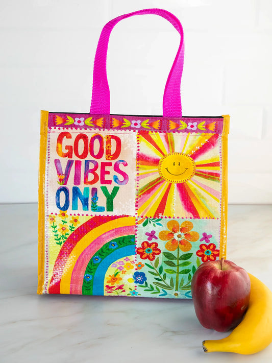 Natural Life Insulated Lunch Bag - Good Vibes