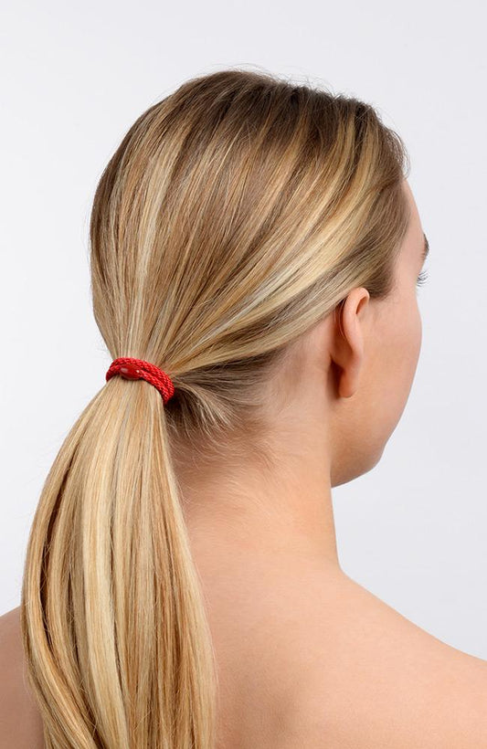Grab & Go Ponytail Holders (Set of 15) - Red Haute