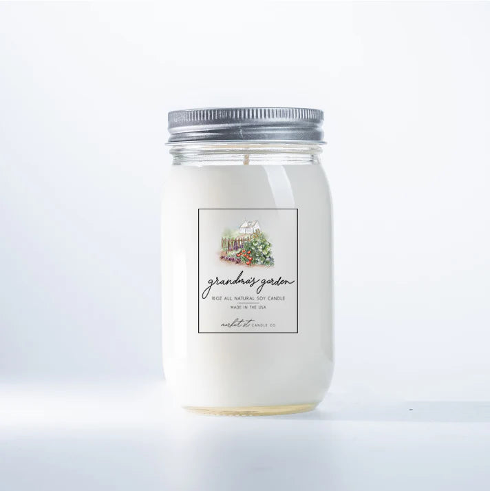 16oz Classic Candle - Grandma's Garden