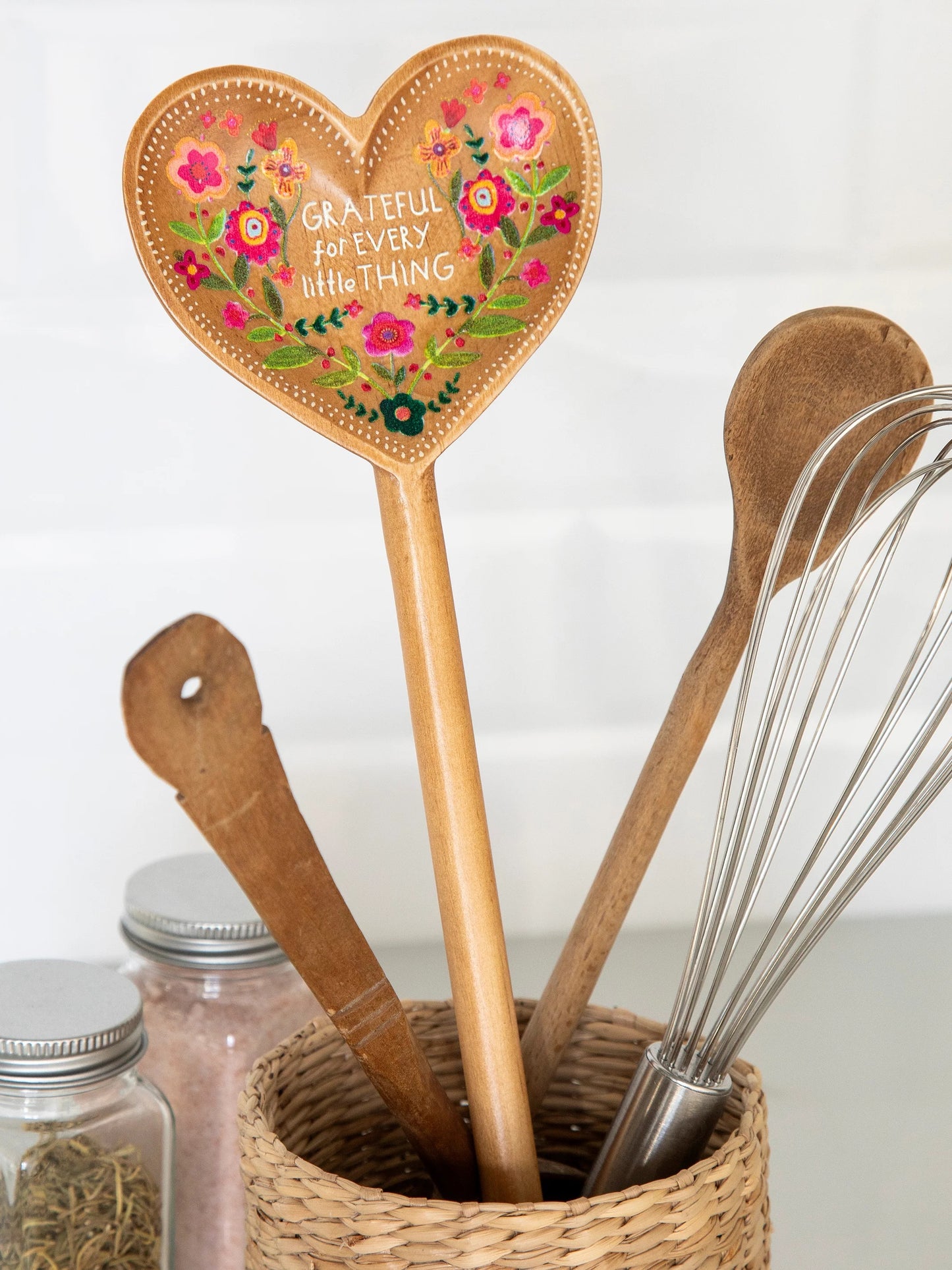 Natural Life Cutest Wooden Spoon Ever - Grateful