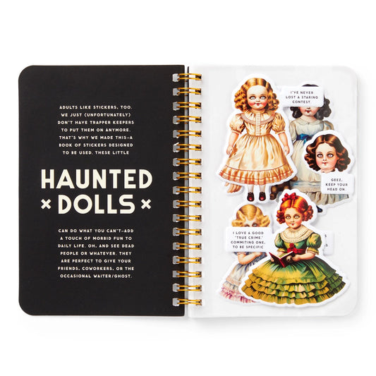 Haunted Dolls Sticker Book