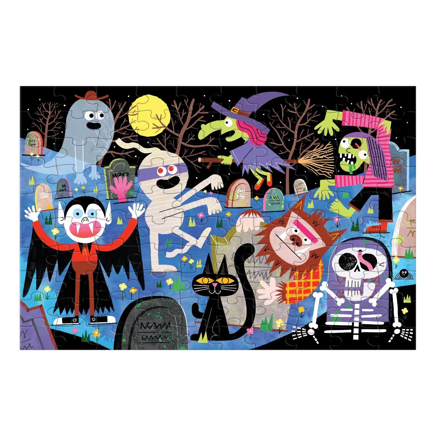 Haunted Graveyard 100 Piece Puzzle