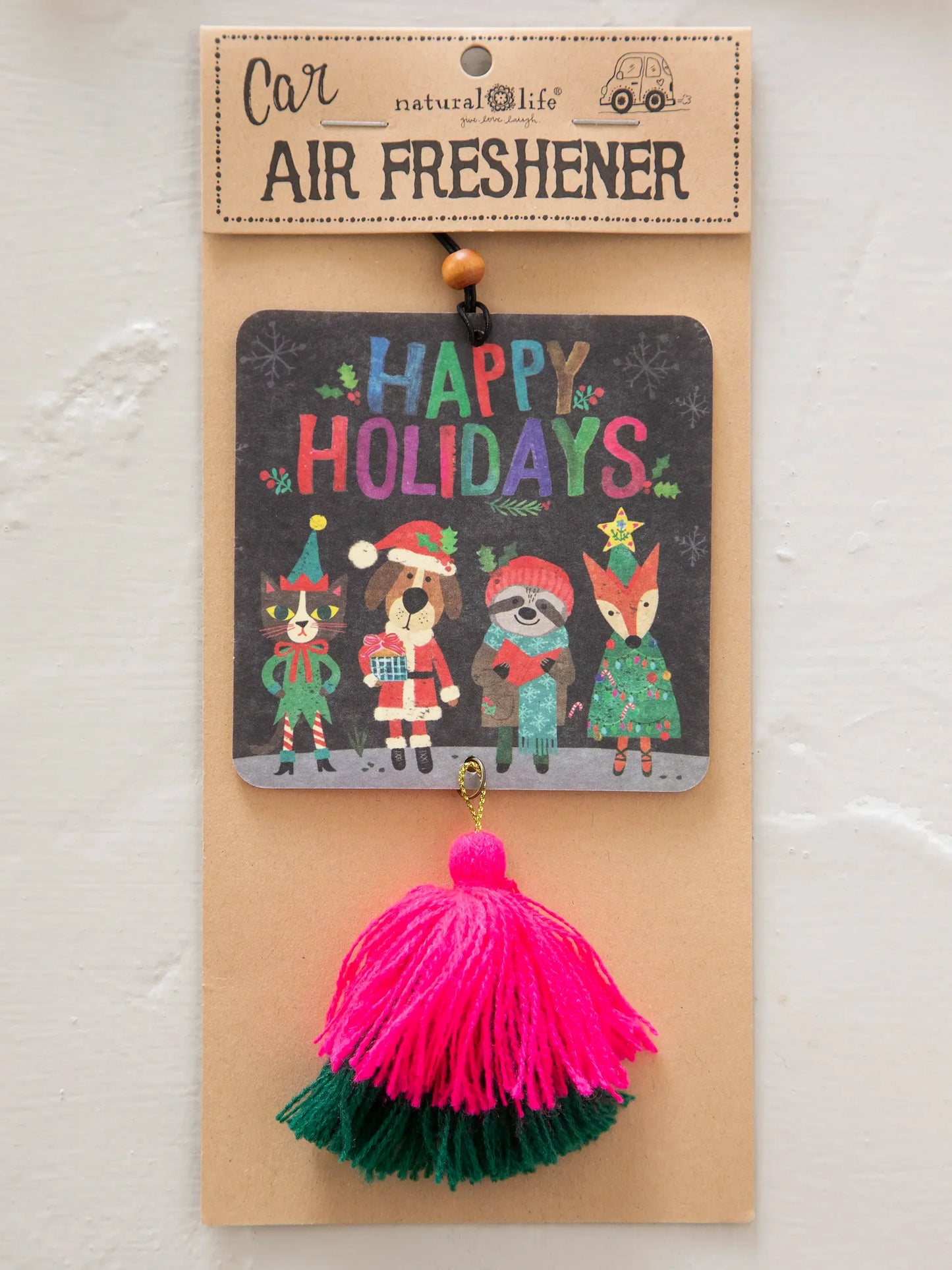 Car Air Freshener - Happy Holidays