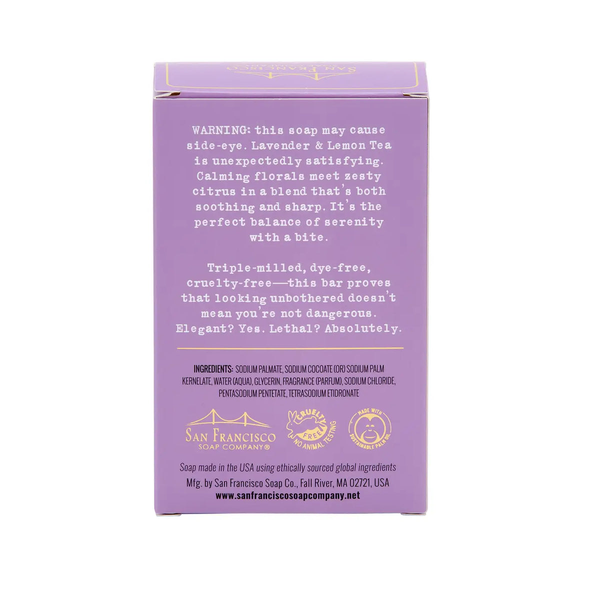 Snarky Vintage Collage Bar Soap - Lavender & Lemon Tea
