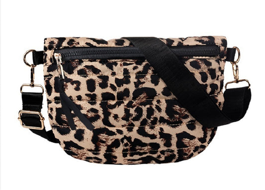 Quilted Puffer Crossbody Bag
