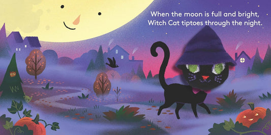 Little Witch Cat Finger Puppet Book