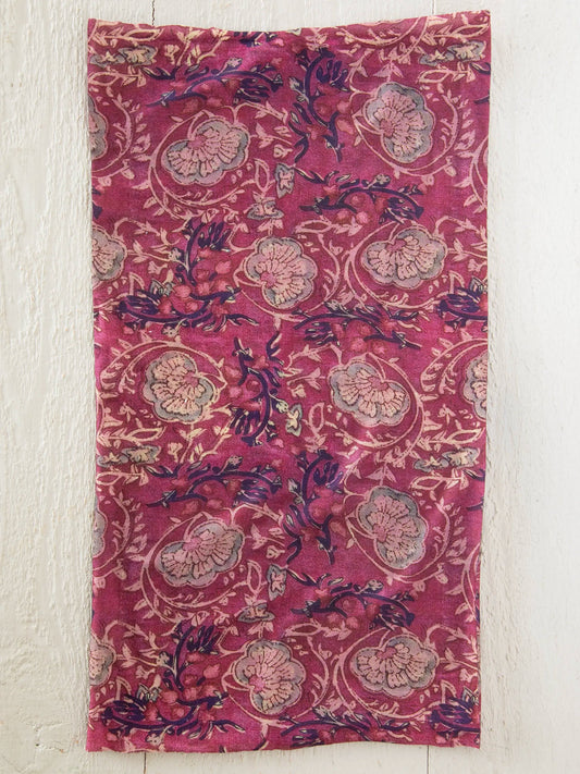 Natural Life Full Boho Bandeau Headband - Mauve India Vines