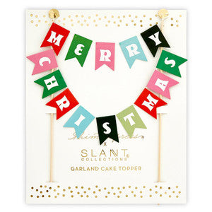 Cake Topper - Merry Christmas