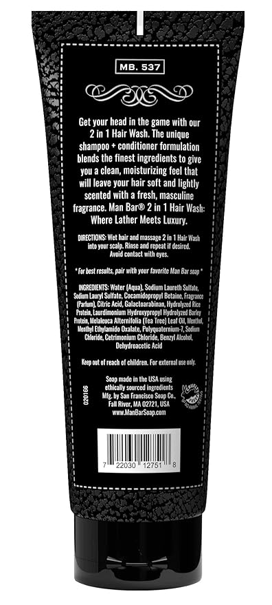 2 In 1 Hair Wash Shampoo + Conditioner - Midnight Amber