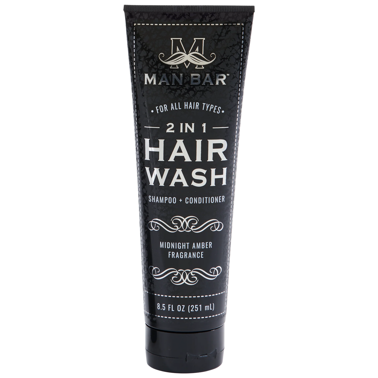 2 In 1 Hair Wash Shampoo + Conditioner - Midnight Amber