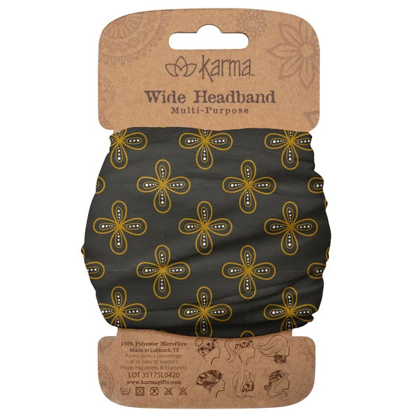 Wide Headband - Mod Floral