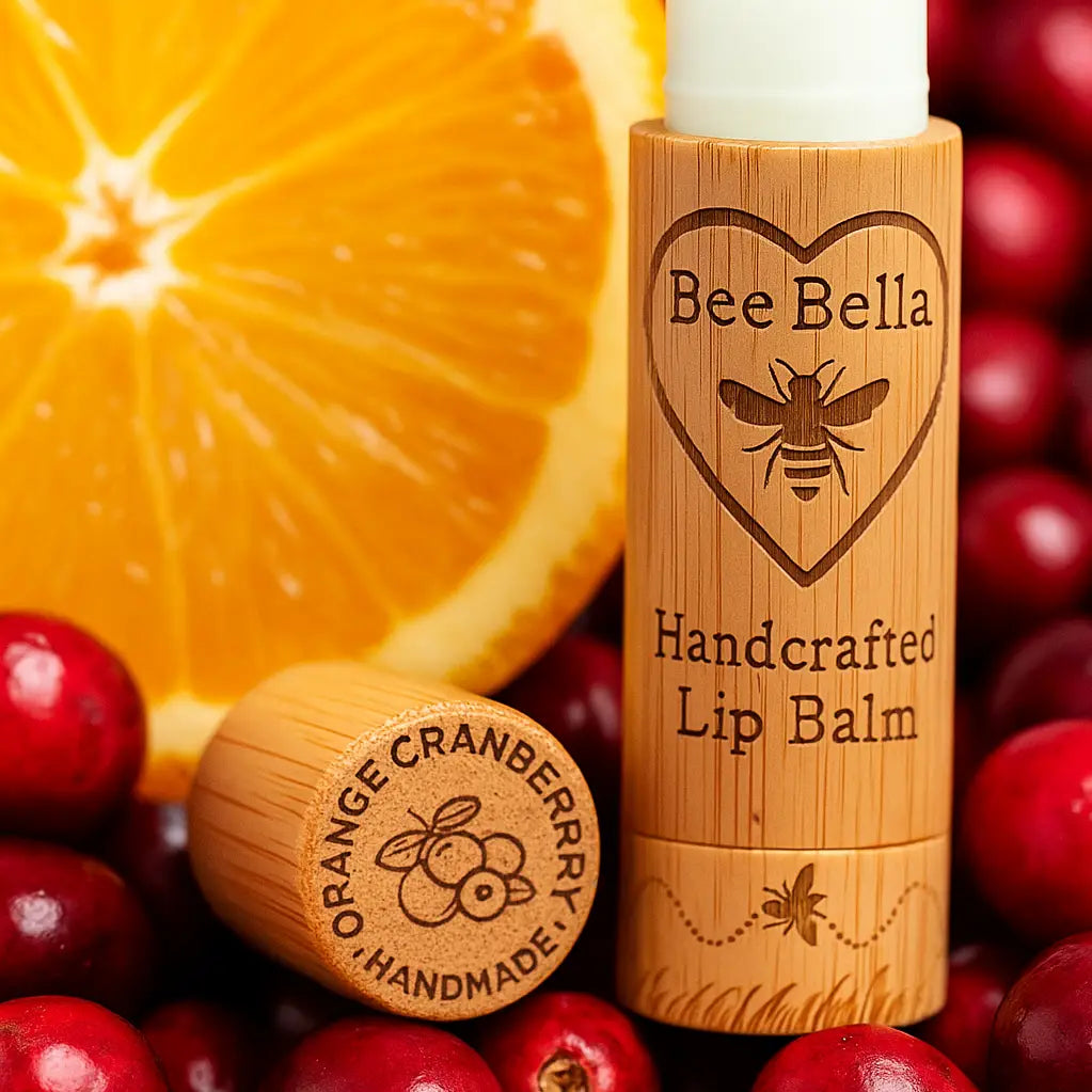 Orange Cranberry Handcrafted Lip Balm