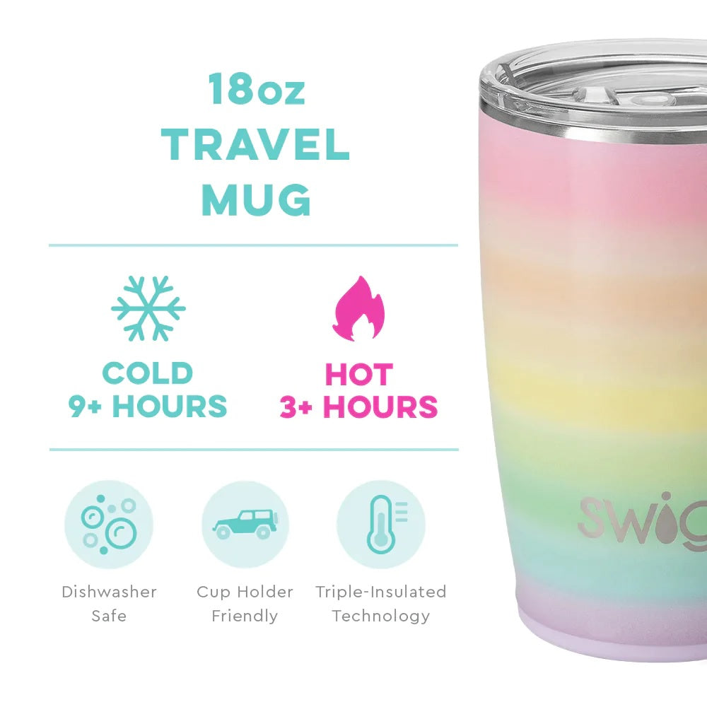 Travel Mug 18oz - Over The Rainbow