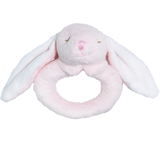 Ring Rattle - Pink Bunny