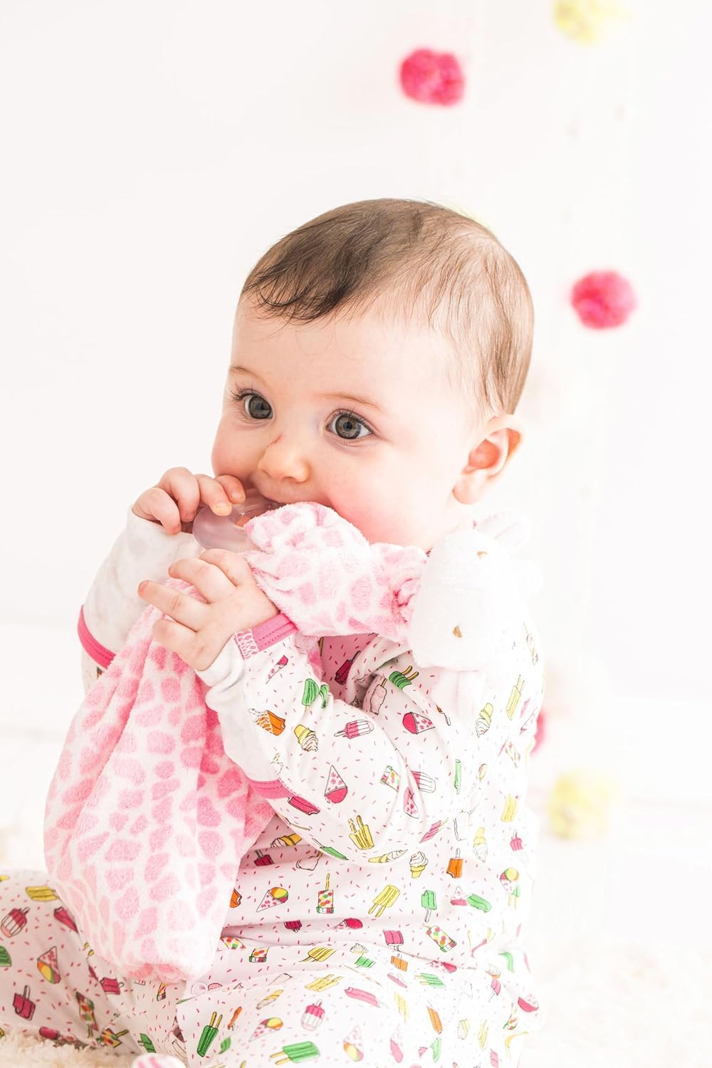 Lovie Blankie - Pink Giraffe