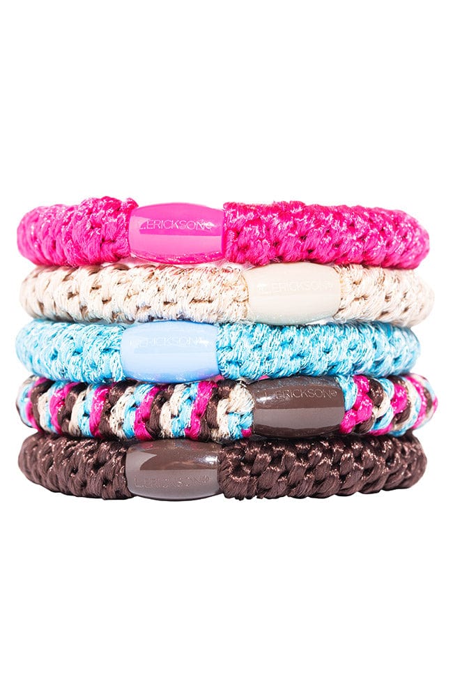 Plush Grab & Go Ponytail Holders (set of 5) - Sassy