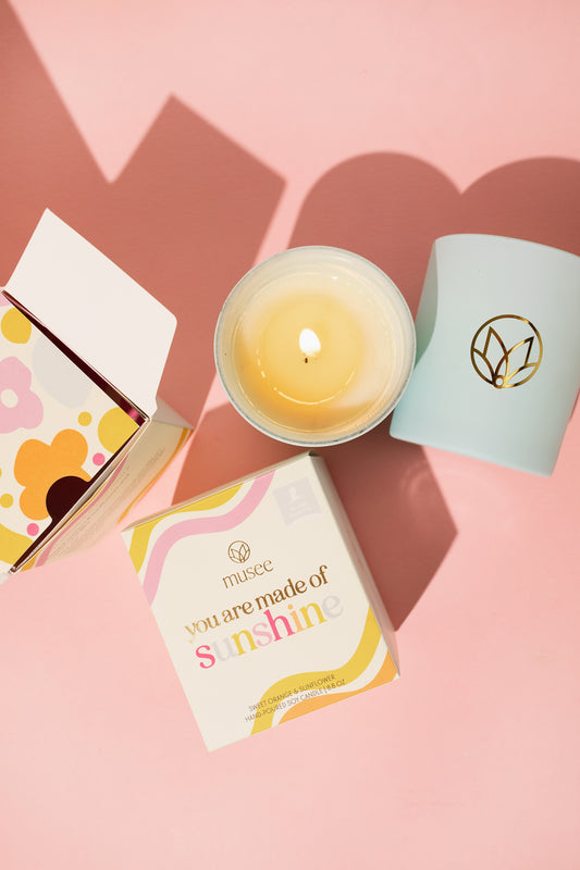 You Are Made Of Sunshine Candle