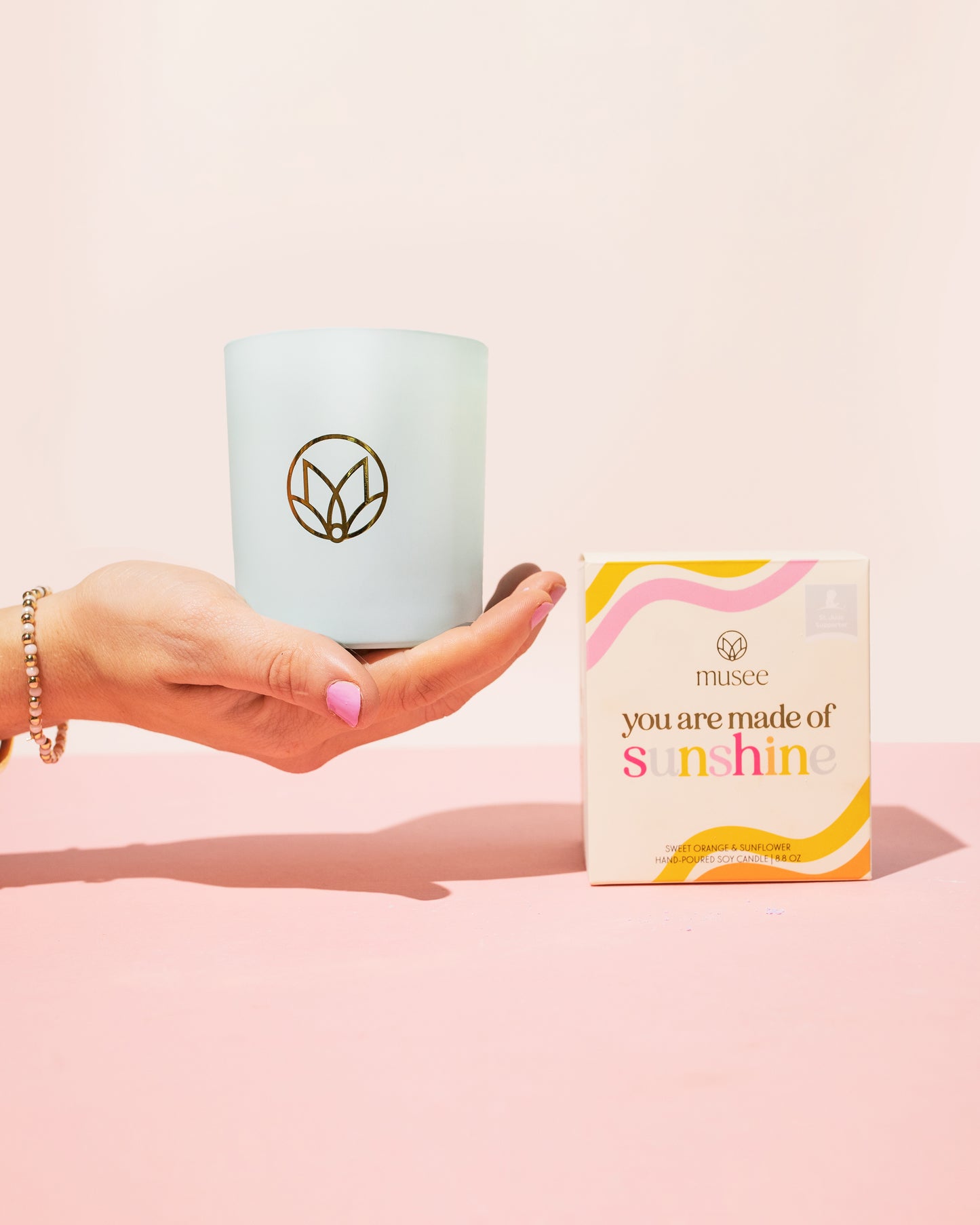 You Are Made Of Sunshine Candle