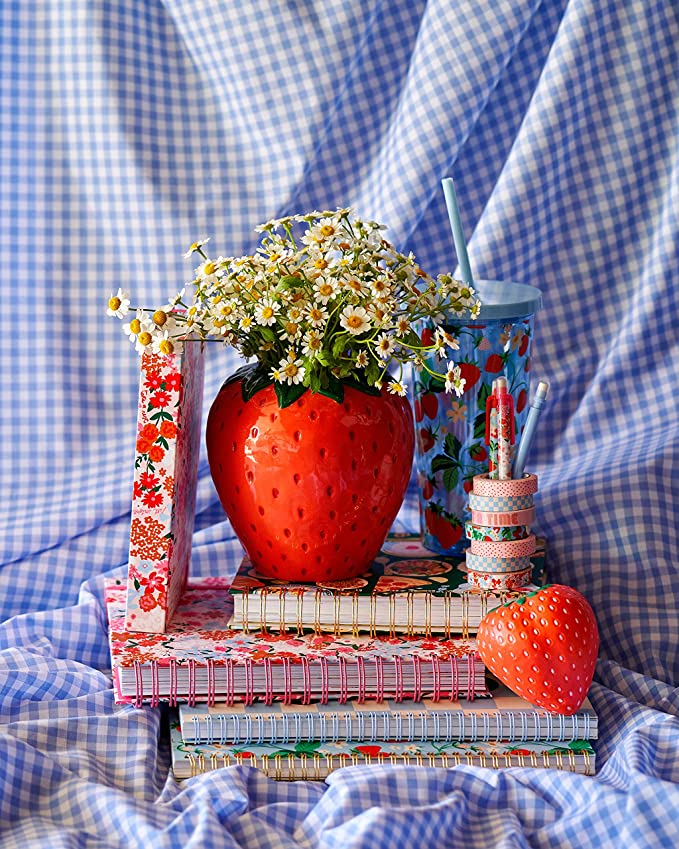 Strawberry Fields Ceramic Vase