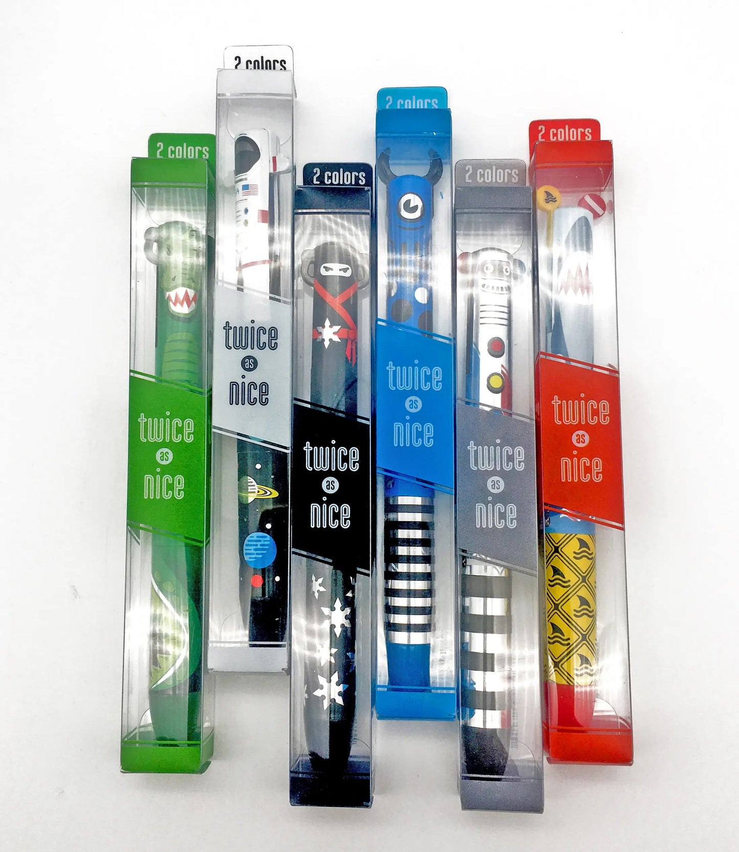 Twice As Nice Metallic 2 Color Click Pen