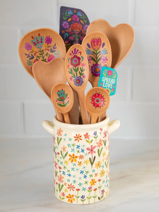 Natural Life Utensil Crock