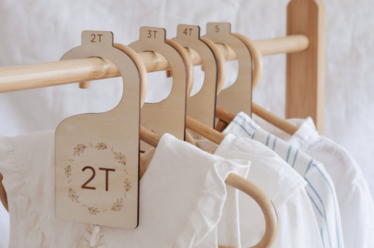 Toddler Wooden Closet Dividers /6 Piece  Closet Age Organize