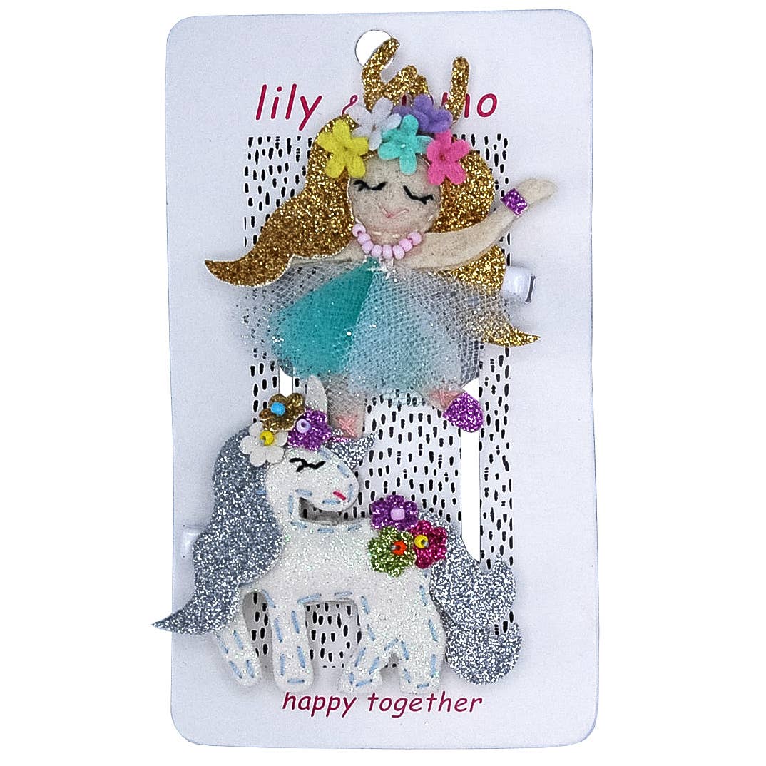 Glitter Twinkle Friends Hair Clips