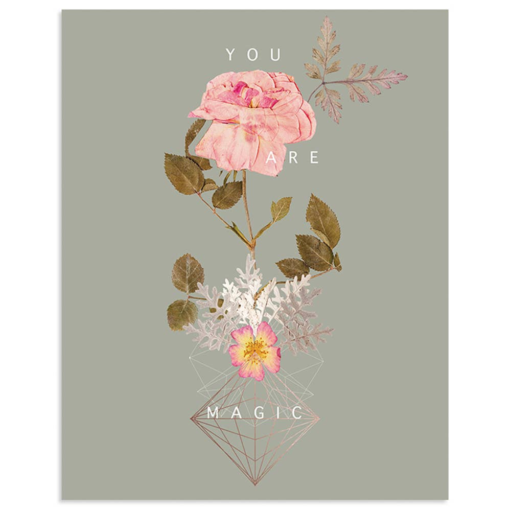 Copper Art Print- Cosmic Rose