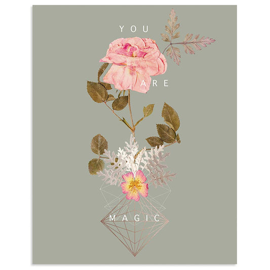 Copper Art Print- Cosmic Rose