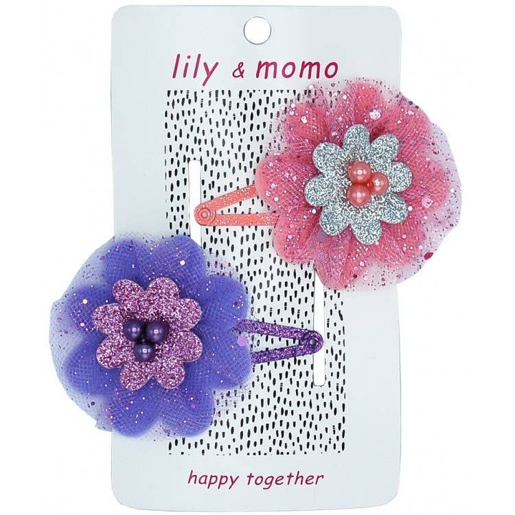 Fiona Flower Hair Clips