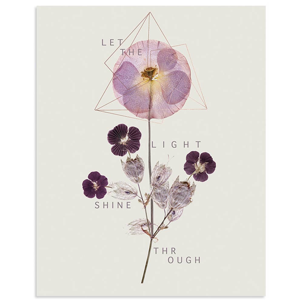 Copper Art Print- Violet Glow